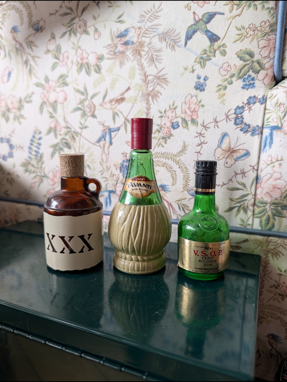 3 Vtg Avon Cologne Bottles